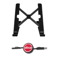 brela-memorii-set-of-recycled-laptop-stand-and-retractable-cable