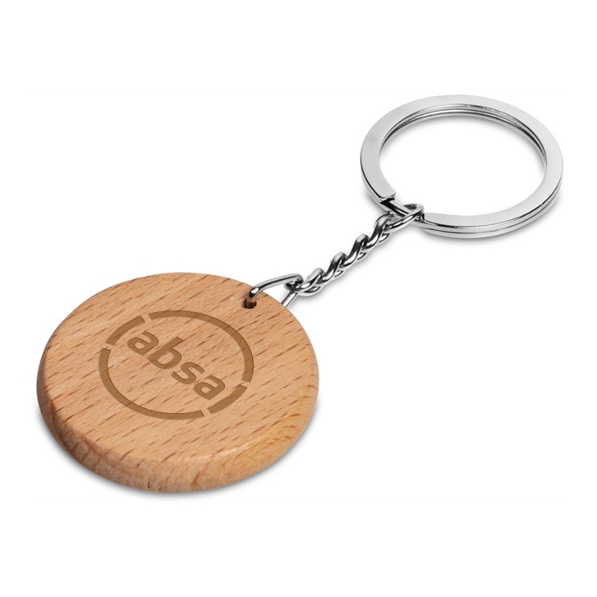 round-wood-keyring
