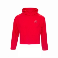 red-ladies-hoodie-with-cuff-detail-and-long-back