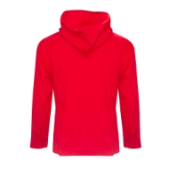 red-ladies-hoodie-with-cuff-detail-and-long-back