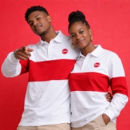 Picture of Unisex legacy long sleeve golf shirt white