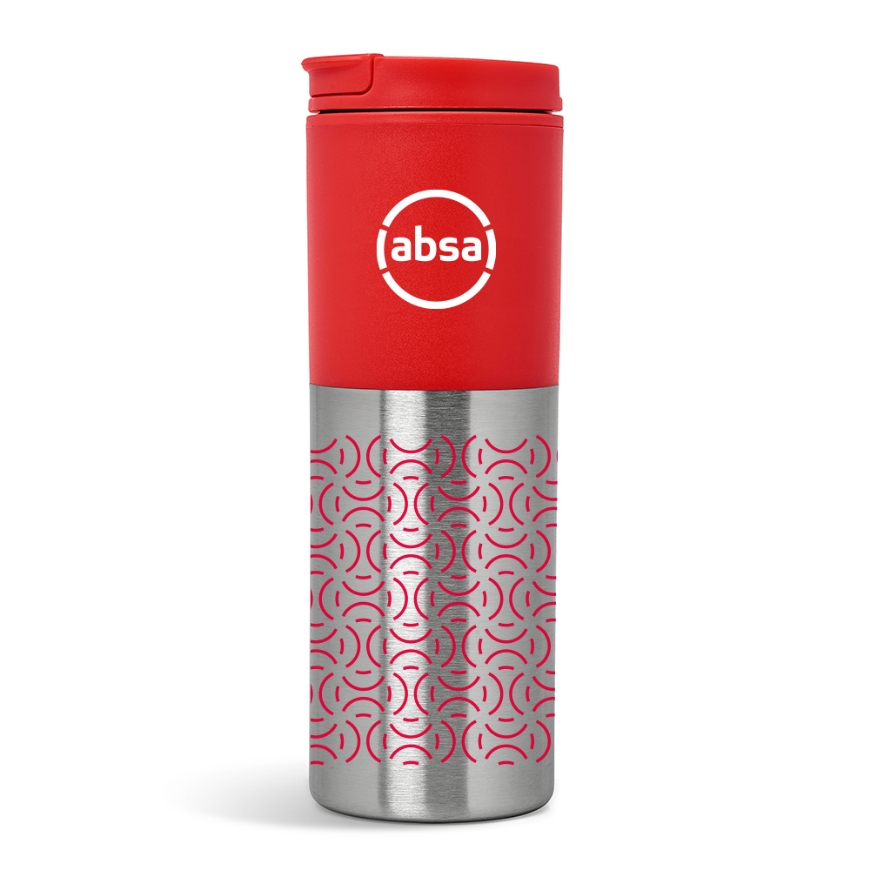 Picture of Kooshty typhoon stainless steel and plastic double-wall tumbler 450ml