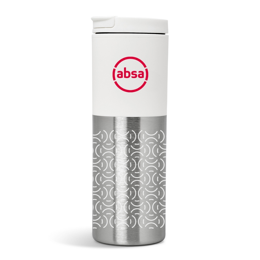Picture of Kooshty typhoon stainless steel and plastic double-wall tumbler 450ml