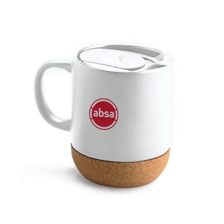 Picture of Samara cork mug white 300ml