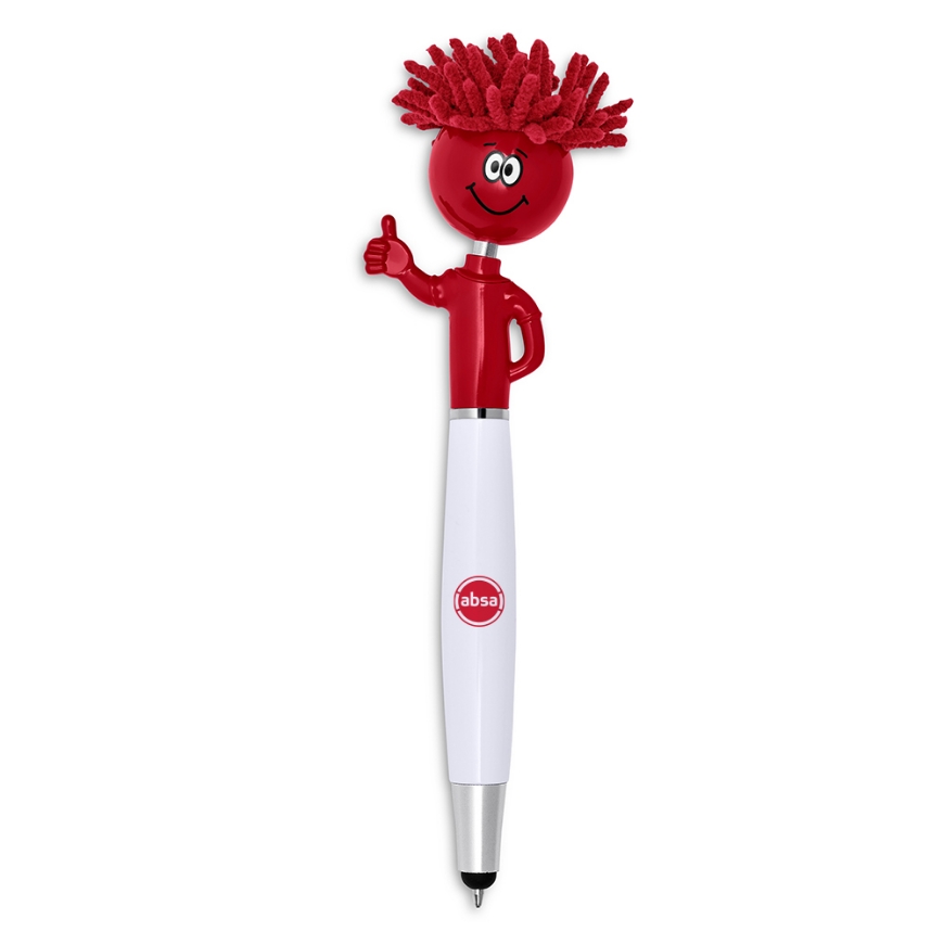 Picture of Moptopper thumbs-up stylus ball pen and screen cleaner