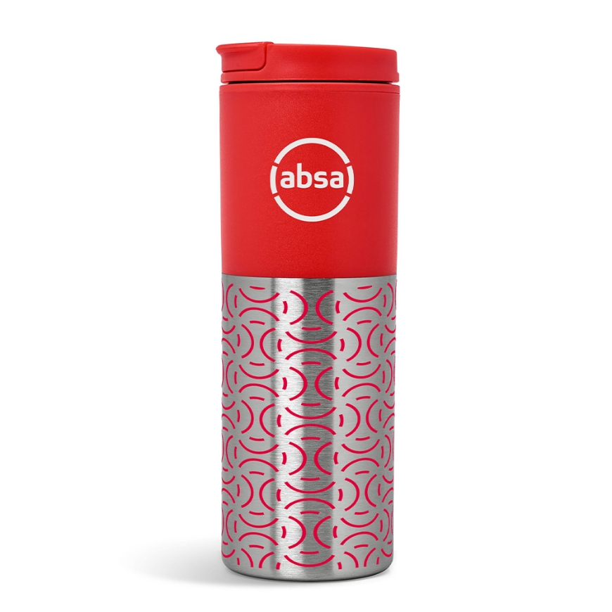Picture of Kooshty typhoon stainless steel and plastic double-wall tumbler 450ml