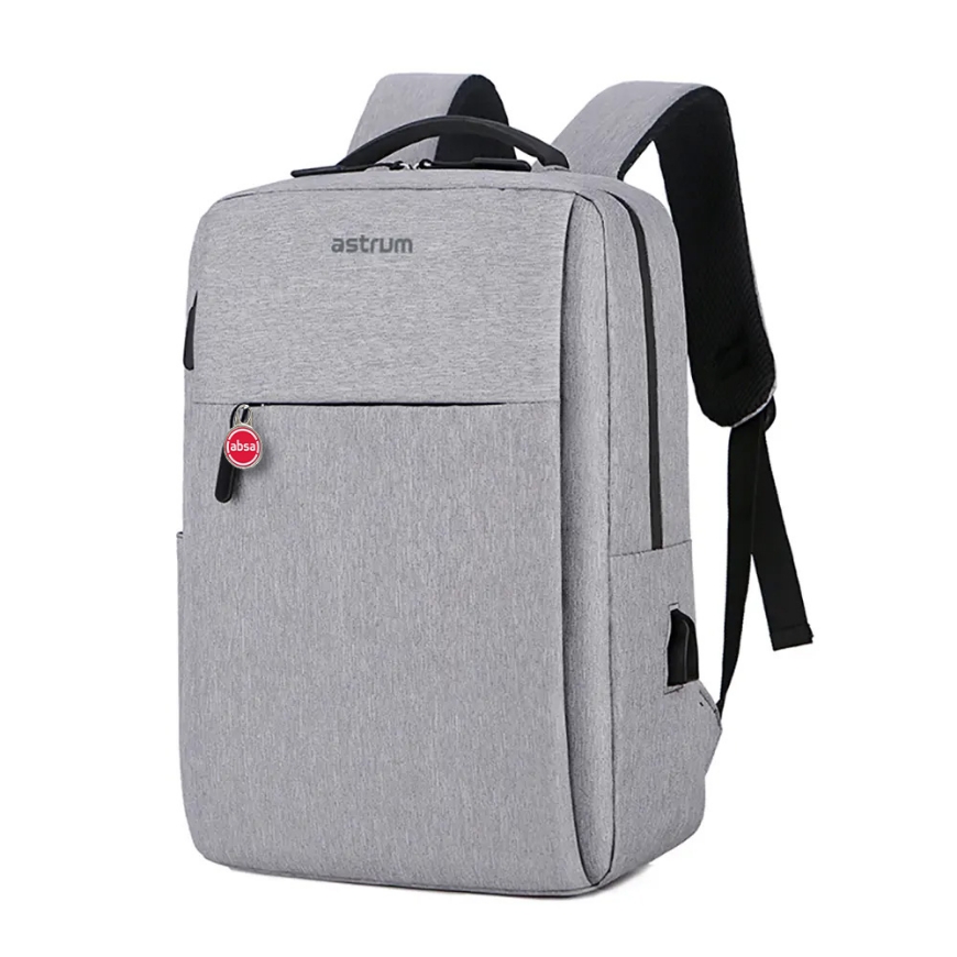 Picture of Astrum Oxford laptop backpack with USB grey