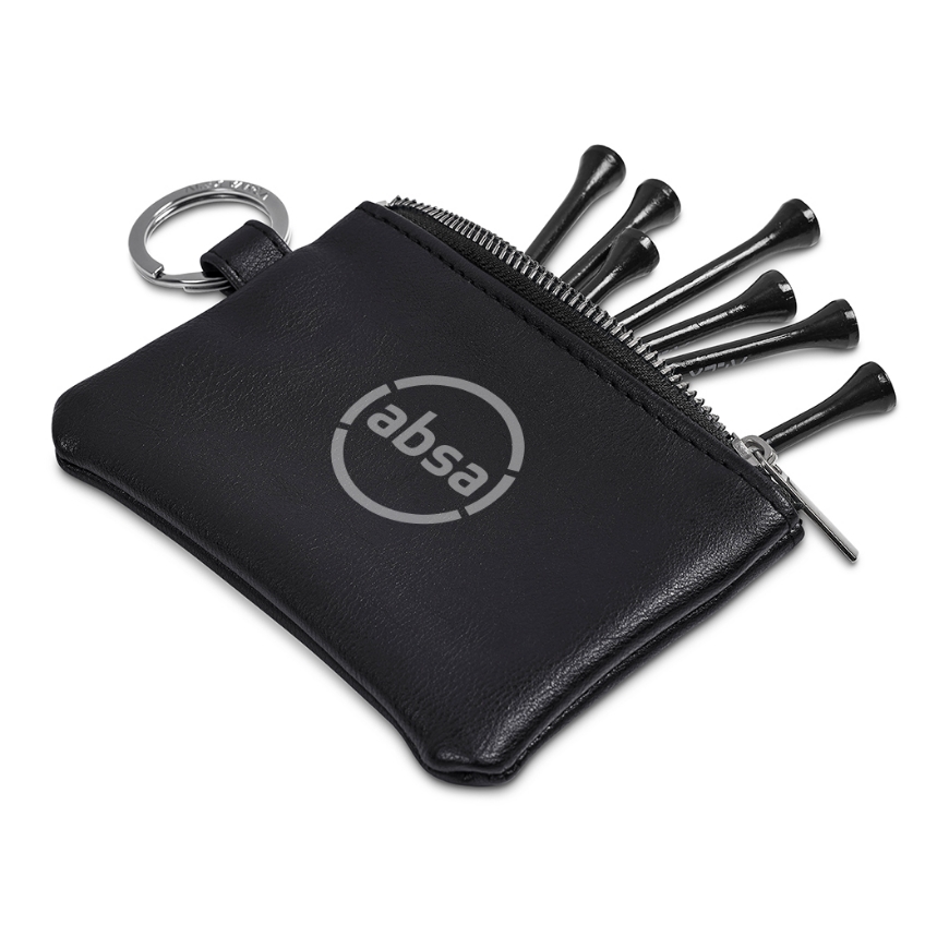 Picture of Alex Varga dinero pouch and tees golf set