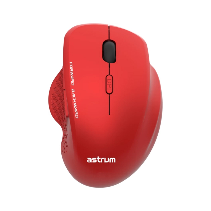 Picture of Astrum 6-button ergonomic wireless optical mouse