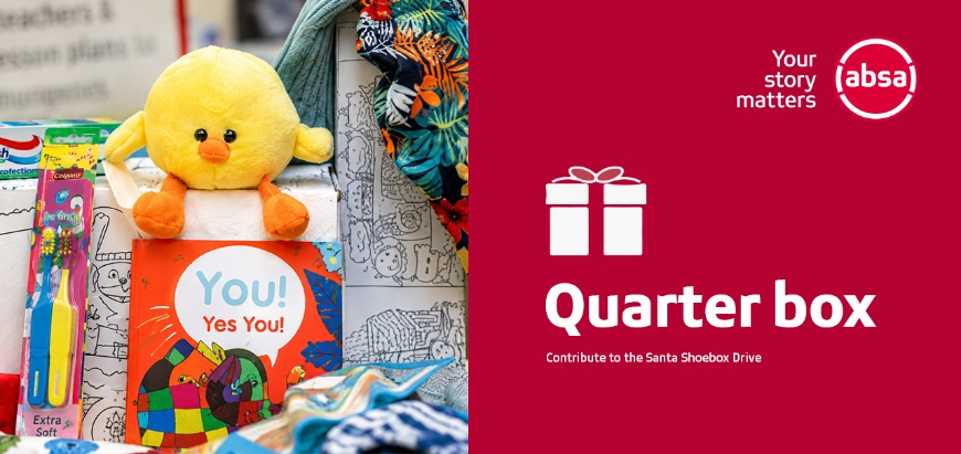 Picture of Santa Shoebox Quarter Box