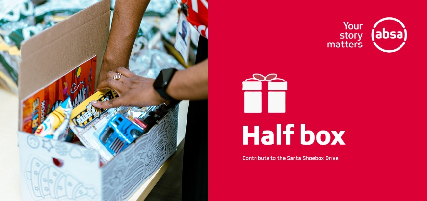 Picture of Santa Shoebox half box
